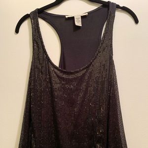 Sequin tank top